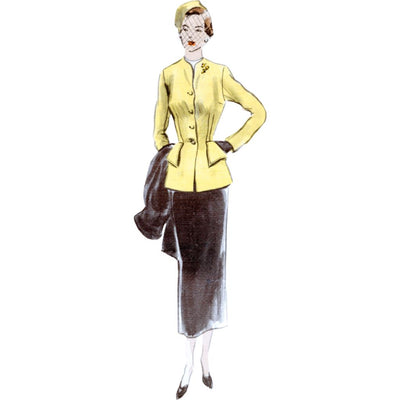 Vogue Pattern V1932 Misses Vintage Suit and Coat 1932 Image 3 From Patternsandplains.com