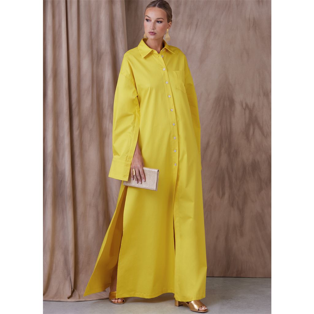 Vogue Pattern V1933 Misses Shirt Dress 1933 Image 3 From Patternsandplains.com