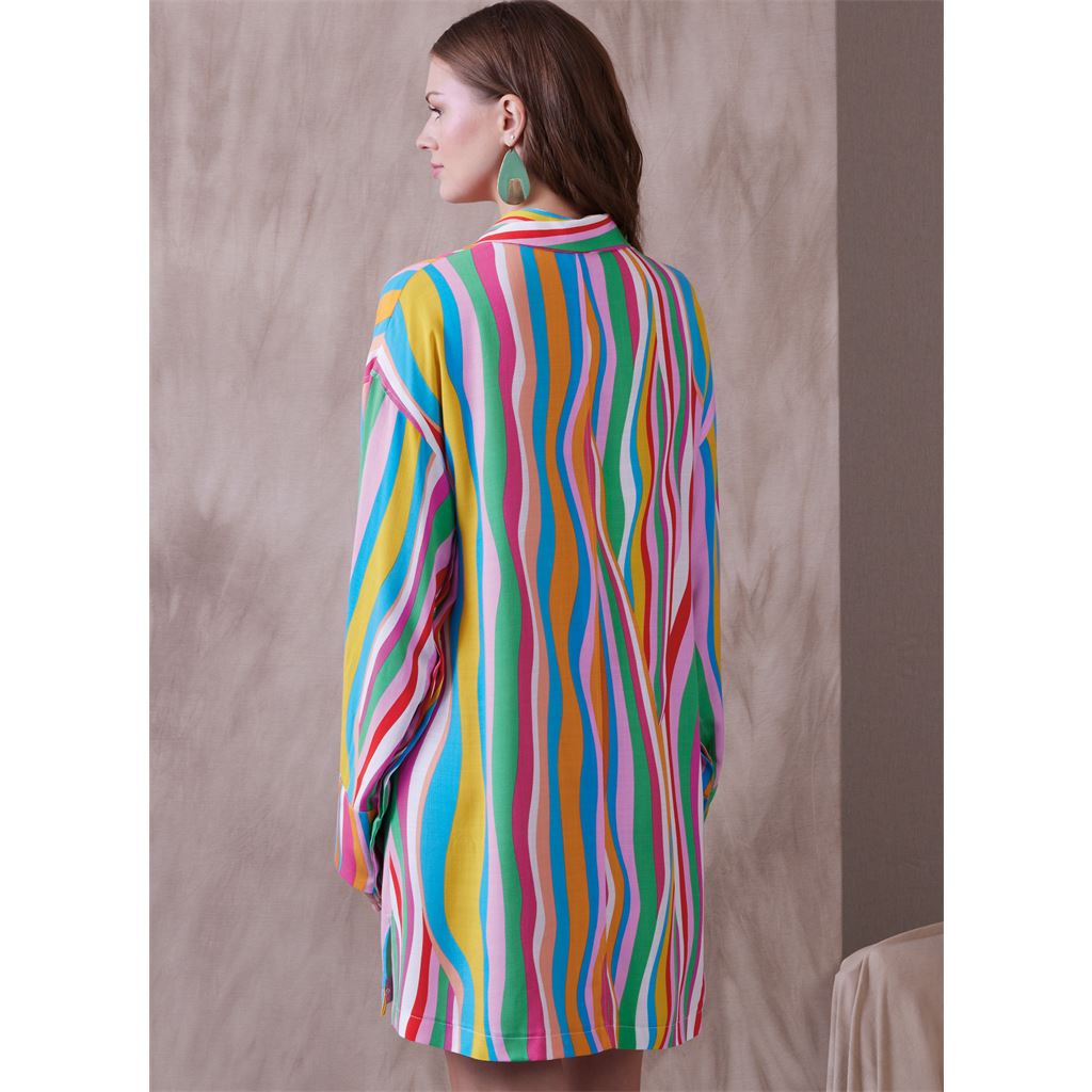 Vogue Pattern V1933 Misses Shirt Dress 1933 Image 5 From Patternsandplains.com