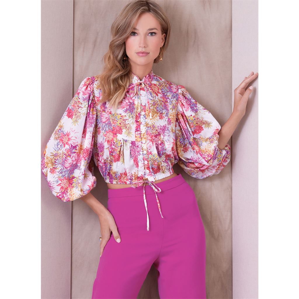 Vogue Pattern V1939 Misses Top 1939 Image 2 From Patternsandplains.com