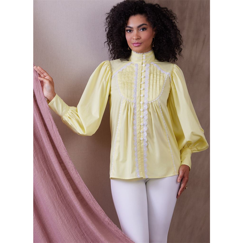 Vogue Pattern V1939 Misses Top 1939 Image 3 From Patternsandplains.com