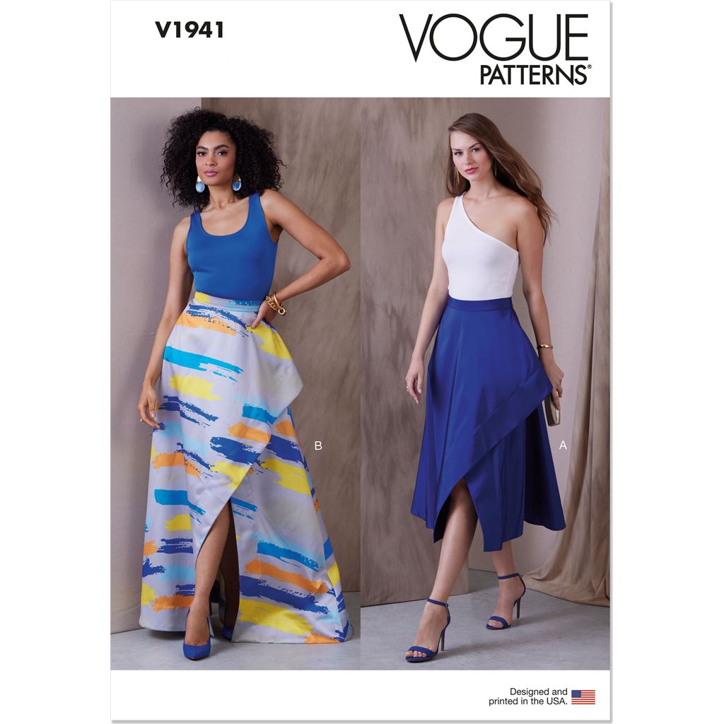 Vogue Pattern V1941 Misses Skirts 1941 Image 1 From Patternsandplains.com