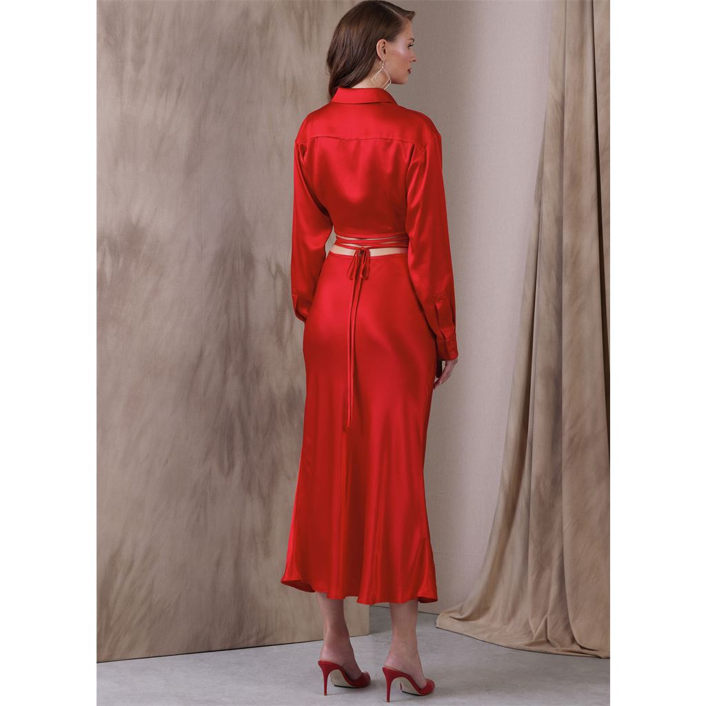 Vogue Pattern V1944 Misses Tops and Skirts 1944 Image 6 From Patternsandplains.com