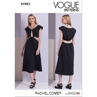Vogue Pattern V1951 Misses Dress by Rachel Comey 1951 Image 1 From Patternsandplains.com