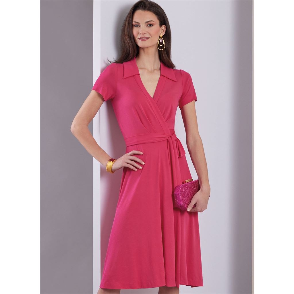 Vogue Pattern V1952 Misses Wrap Dresses 1952 Image 3 From Patternsandplains.com