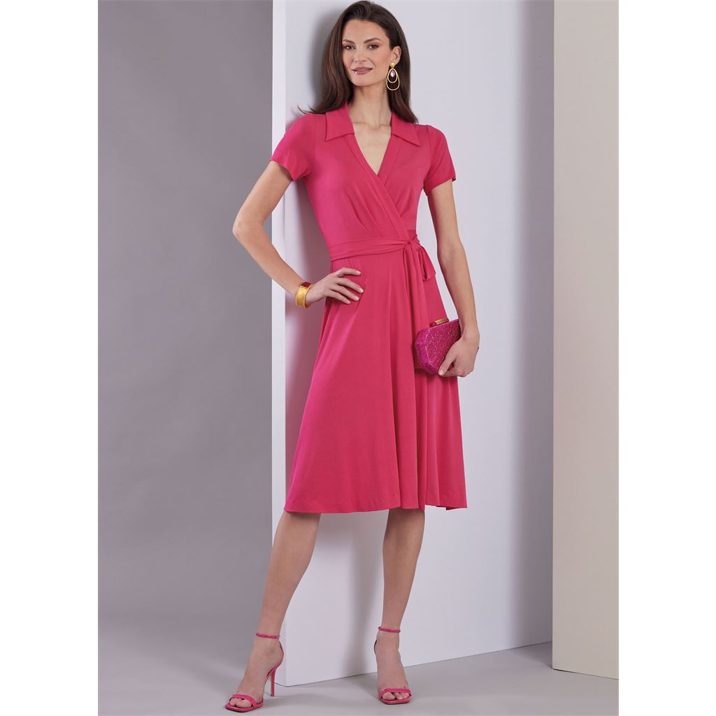 Vogue Pattern V1952 Misses Wrap Dresses 1952 Image 5 From Patternsandplains.com