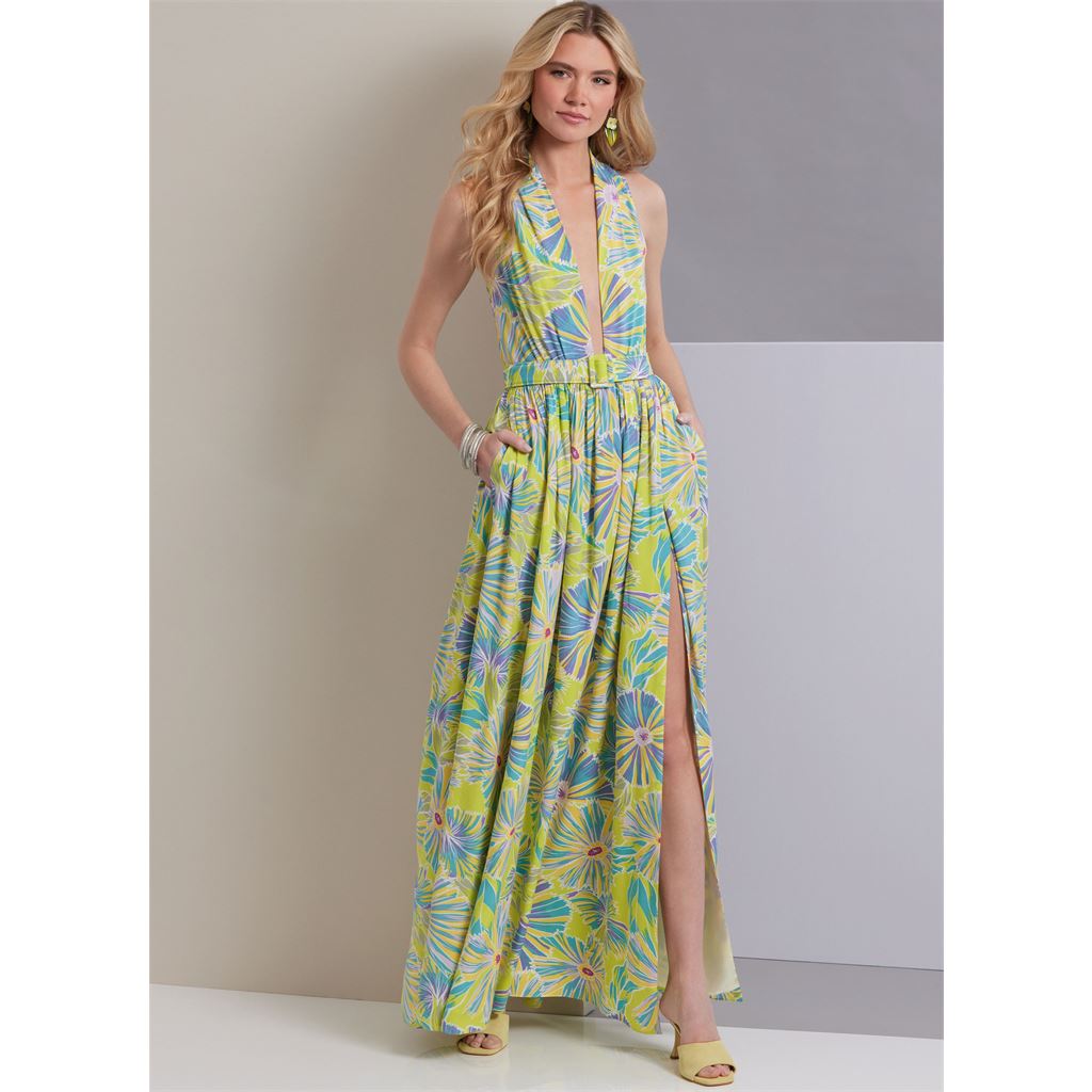 Vogue Pattern V1953 Misses Dress In Two Lengths and Belt 1953 Image 3 From Patternsandplains.com