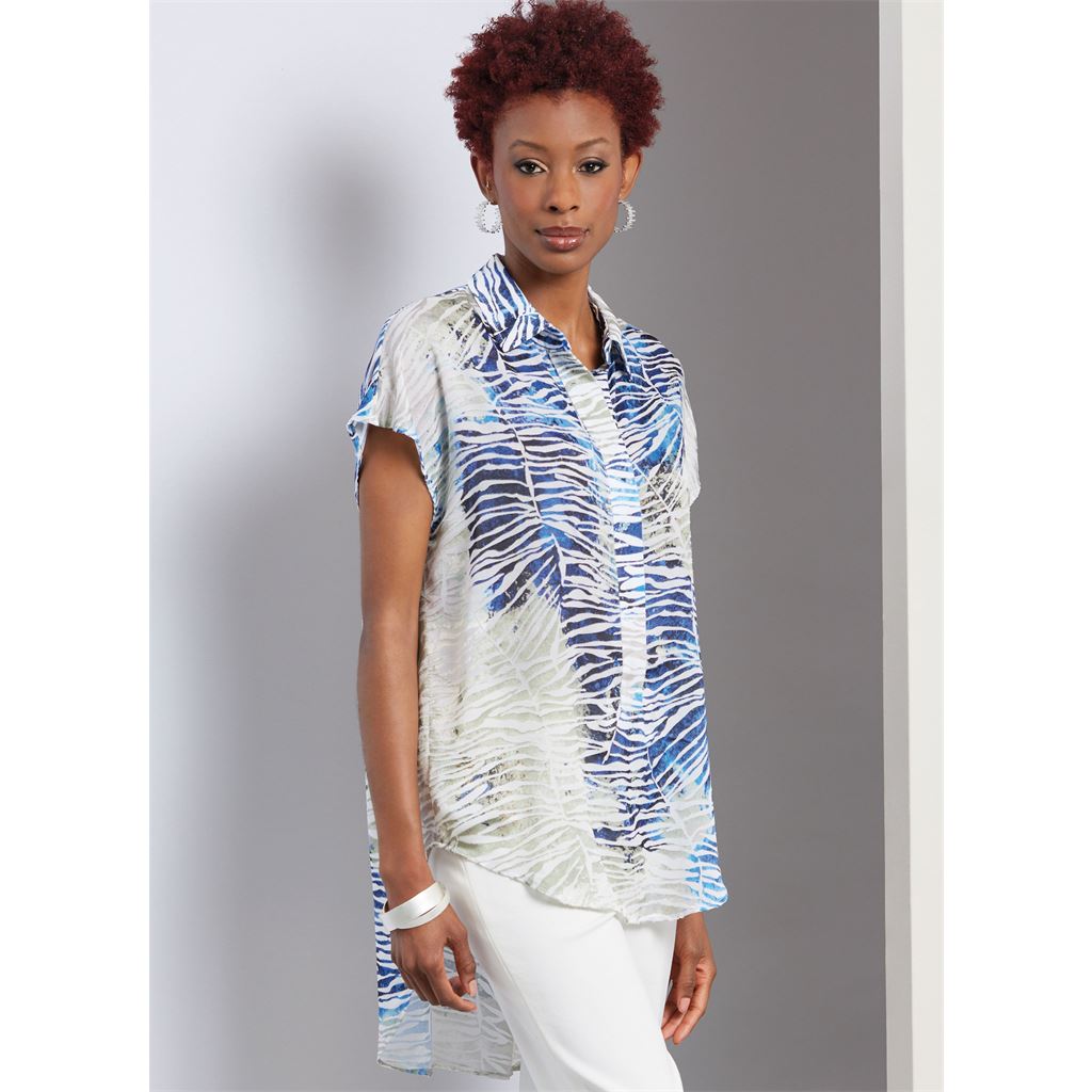 Vogue Pattern V1954 Misses Tops 1954 Image 3 From Patternsandplains.com