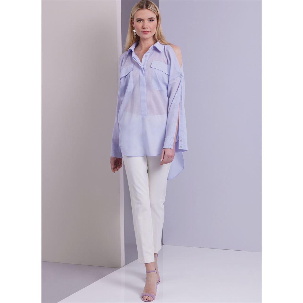 Vogue Pattern V1954 Misses Tops 1954 Image 4 From Patternsandplains.com