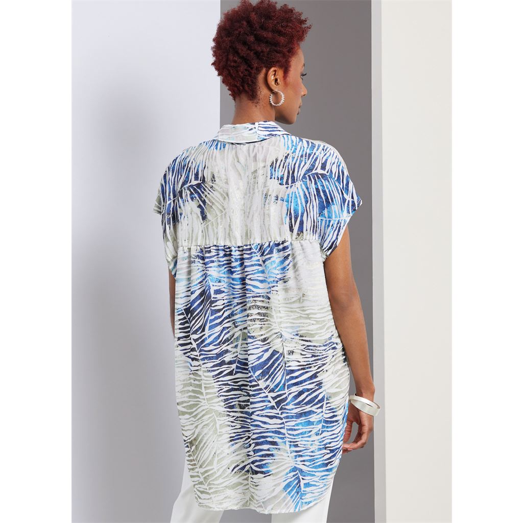 Vogue Pattern V1954 Misses Tops 1954 Image 5 From Patternsandplains.com