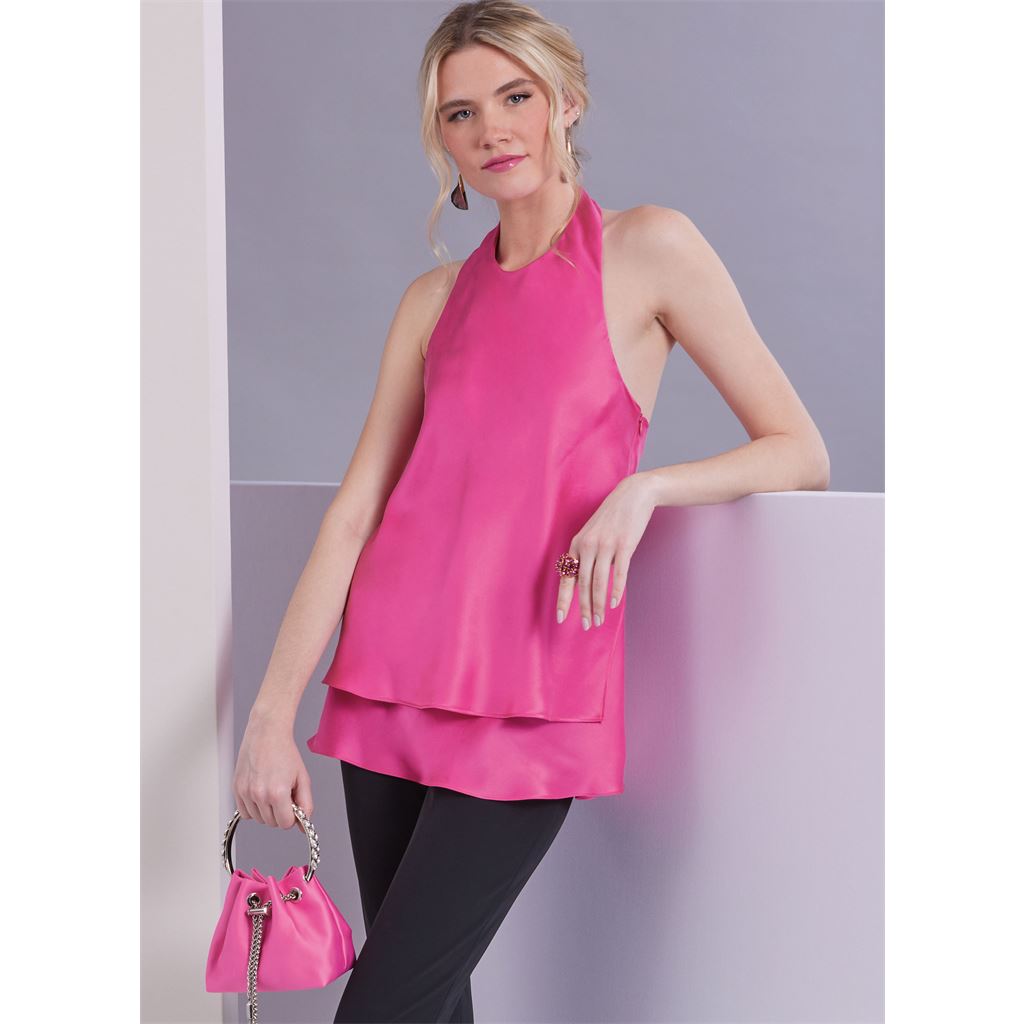 Vogue Pattern V1955 Misses Tops 1955 Image 2 From Patternsandplains.com