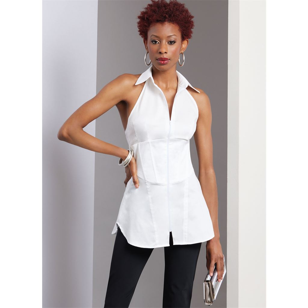 Vogue Pattern V1956 Misses Tops 1956 Image 3 From Patternsandplains.com