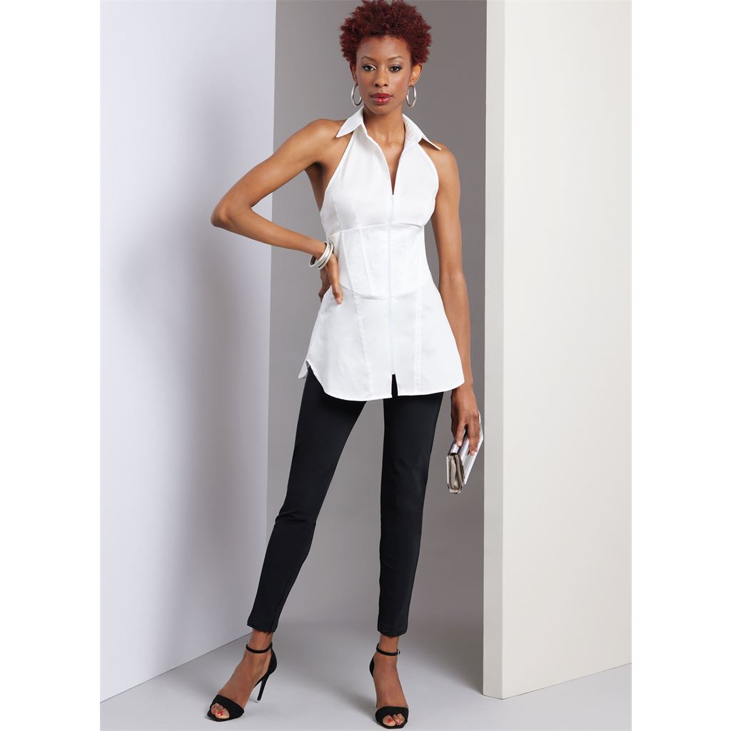 Vogue Pattern V1956 Misses Tops 1956 Image 5 From Patternsandplains.com