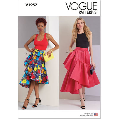 Vogue Pattern V1957 Misses Skirts 1957 Image 1 From Patternsandplains.com