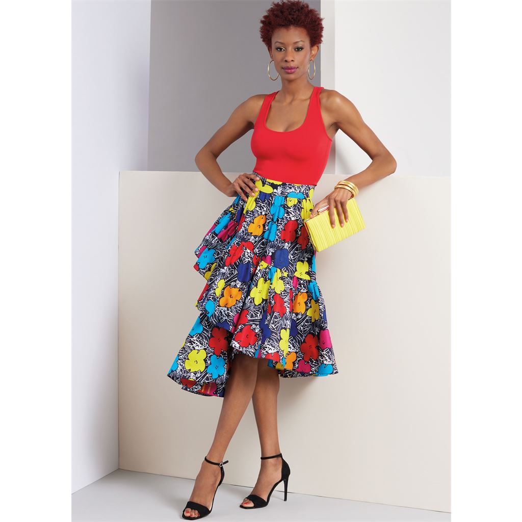 Vogue Pattern V1957 Misses Skirts 1957 Image 2 From Patternsandplains.com