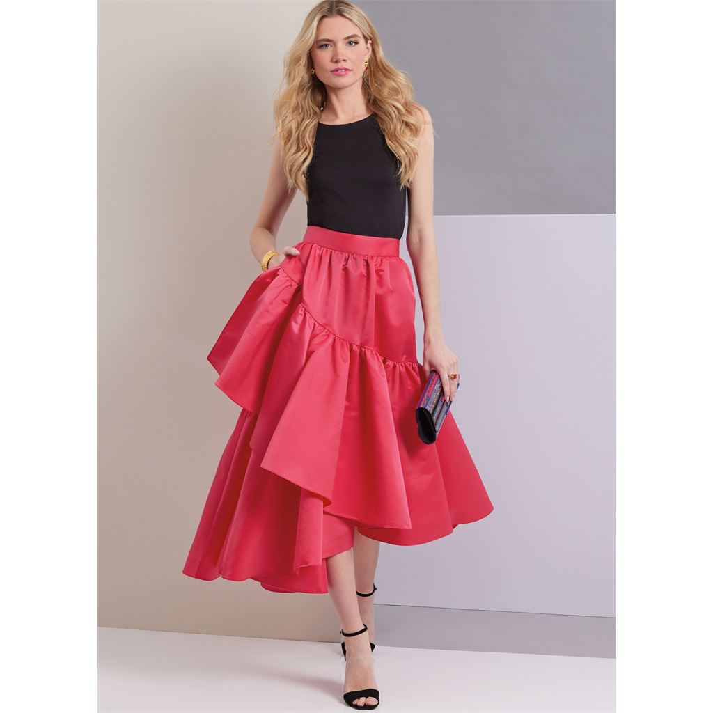 Vogue Pattern V1957 Misses Skirts 1957 Image 3 From Patternsandplains.com