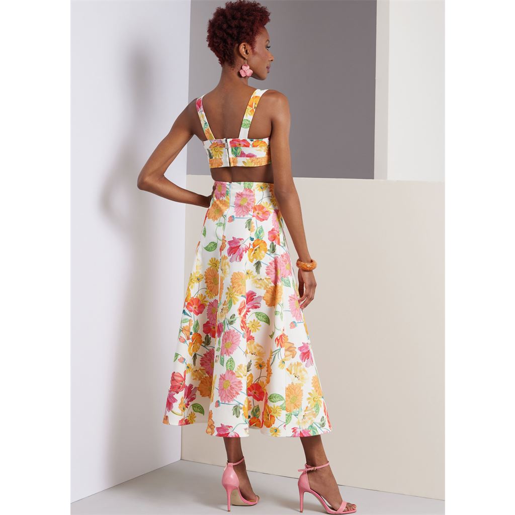 Vogue Pattern V1961 Misses Top Skirt and Pants 1961 Image 4 From Patternsandplains.com