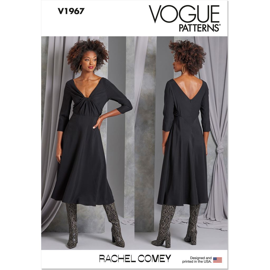 Vogue Pattern V1967 Misses Dress by Rachel Comey 1967 Image 1 From Patternsandplains.com