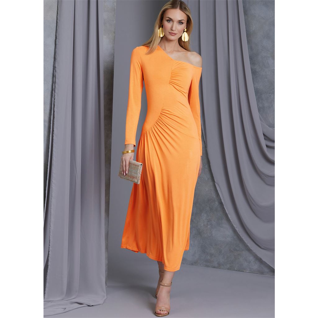 misses knit dresses New Look N6680 Misses' Knit Dress
