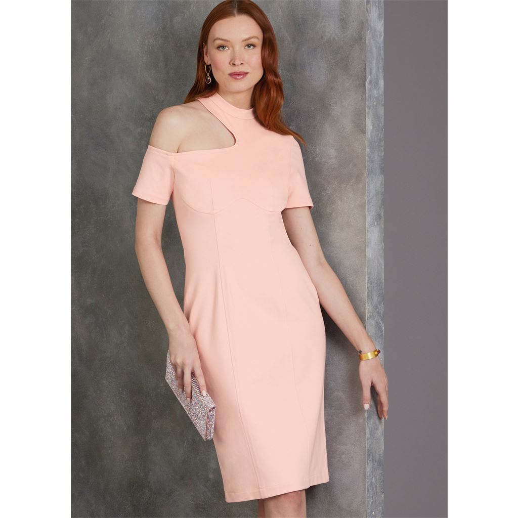 Vogue Pattern V1969 Misses Knit Dresses 1969 Image 2 From Patternsandplains.com