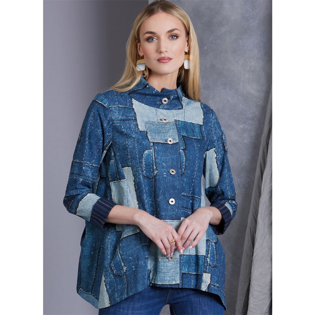 Vogue Pattern V1970 Misses Vest and Jacket by Marcy Tilton 1970 Image 3 From Patternsandplains.com