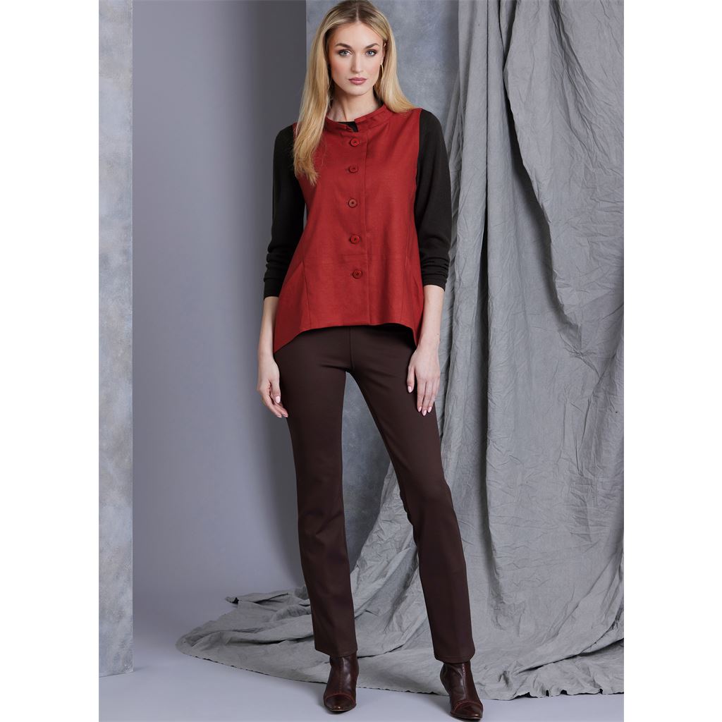 Vogue Pattern V1970 Misses Vest and Jacket by Marcy Tilton 1970 Image 4 From Patternsandplains.com