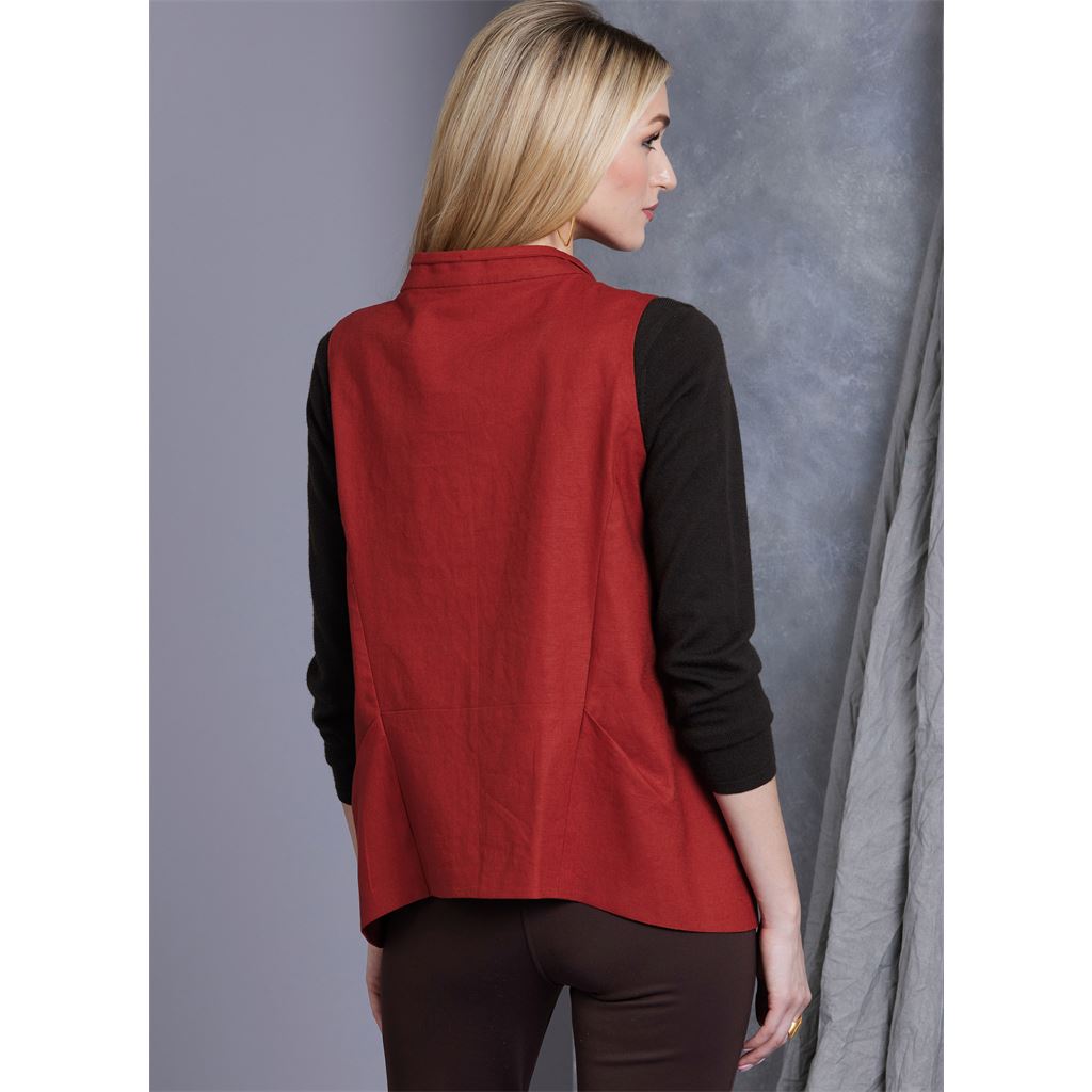 Vogue Pattern V1970 Misses Vest and Jacket by Marcy Tilton 1970 Image 6 From Patternsandplains.com