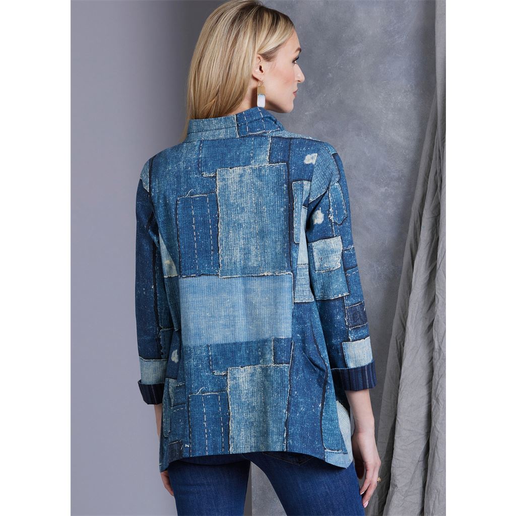 Vogue Pattern V1970 Misses Vest and Jacket by Marcy Tilton 1970 Image 7 From Patternsandplains.com