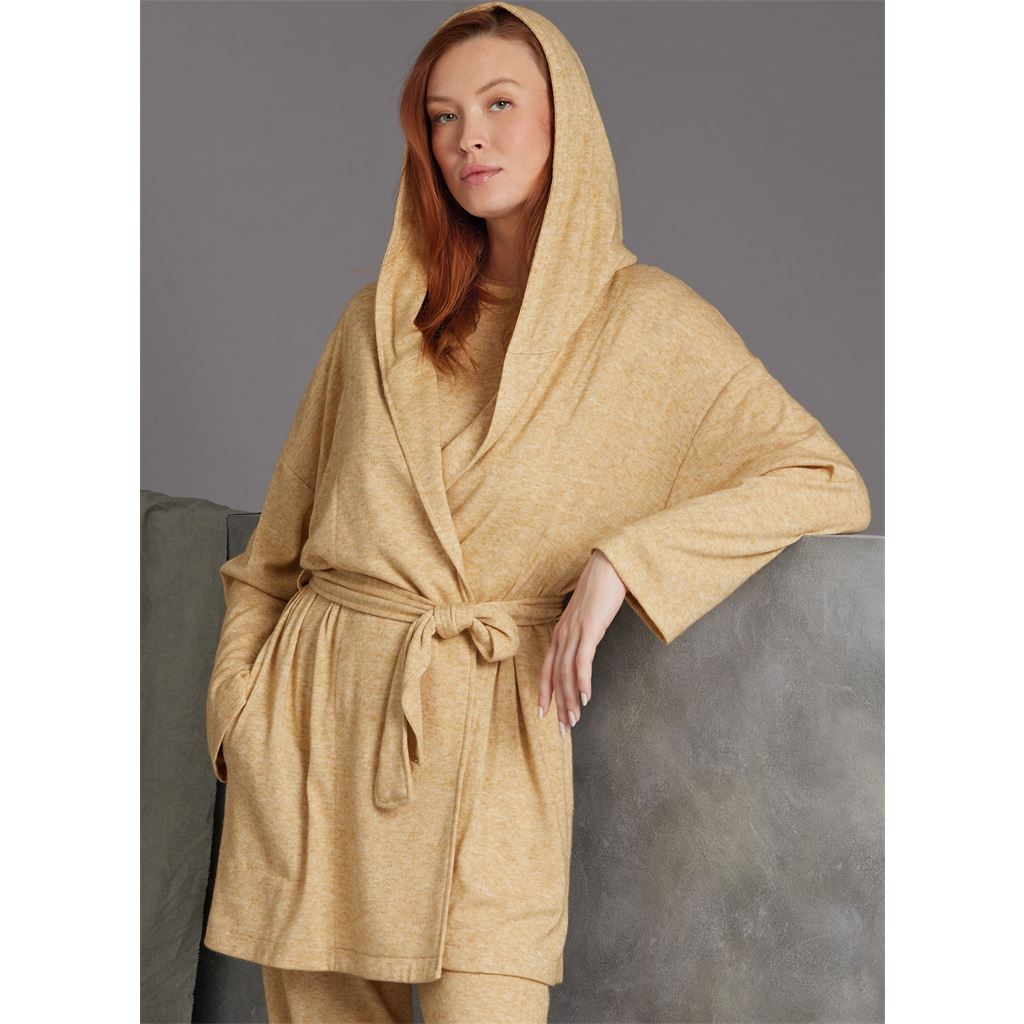 Vogue Pattern V1975 Misses Knit Jacket with Belt Top and Pants 1975 Image 2 From Patternsandplains.com