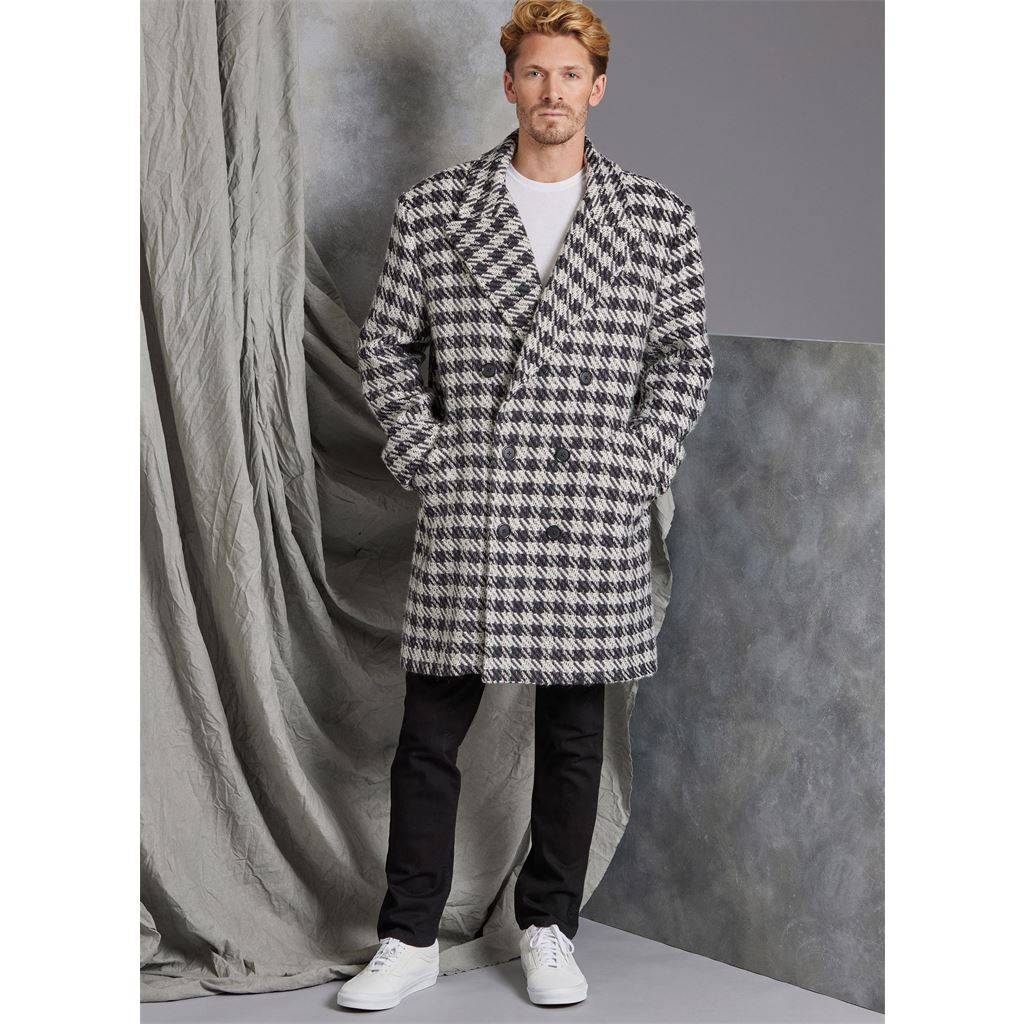 Vogue Pattern V1976 Mens Coat in Two Lengths 1976 Image 4 From Patternsandplains.com