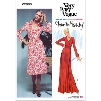 Dvf Pattern Vogue Pattern V2000 Misses' DVF Wrap Dress by Diane Von Furstenberg ...