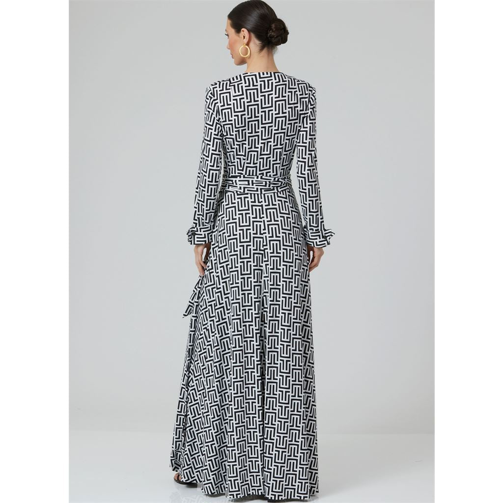 Vogue Pattern V2000 Misses DVF Wrap Dress by Diane Von Furstenberg 2000 Image 5 From Patternsandplains.com