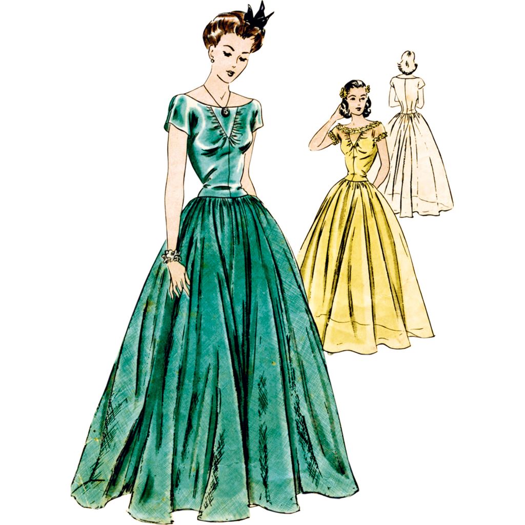 Vogue Pattern V2001 Misses Dress 2001 Image 2 From Patternsandplains.com