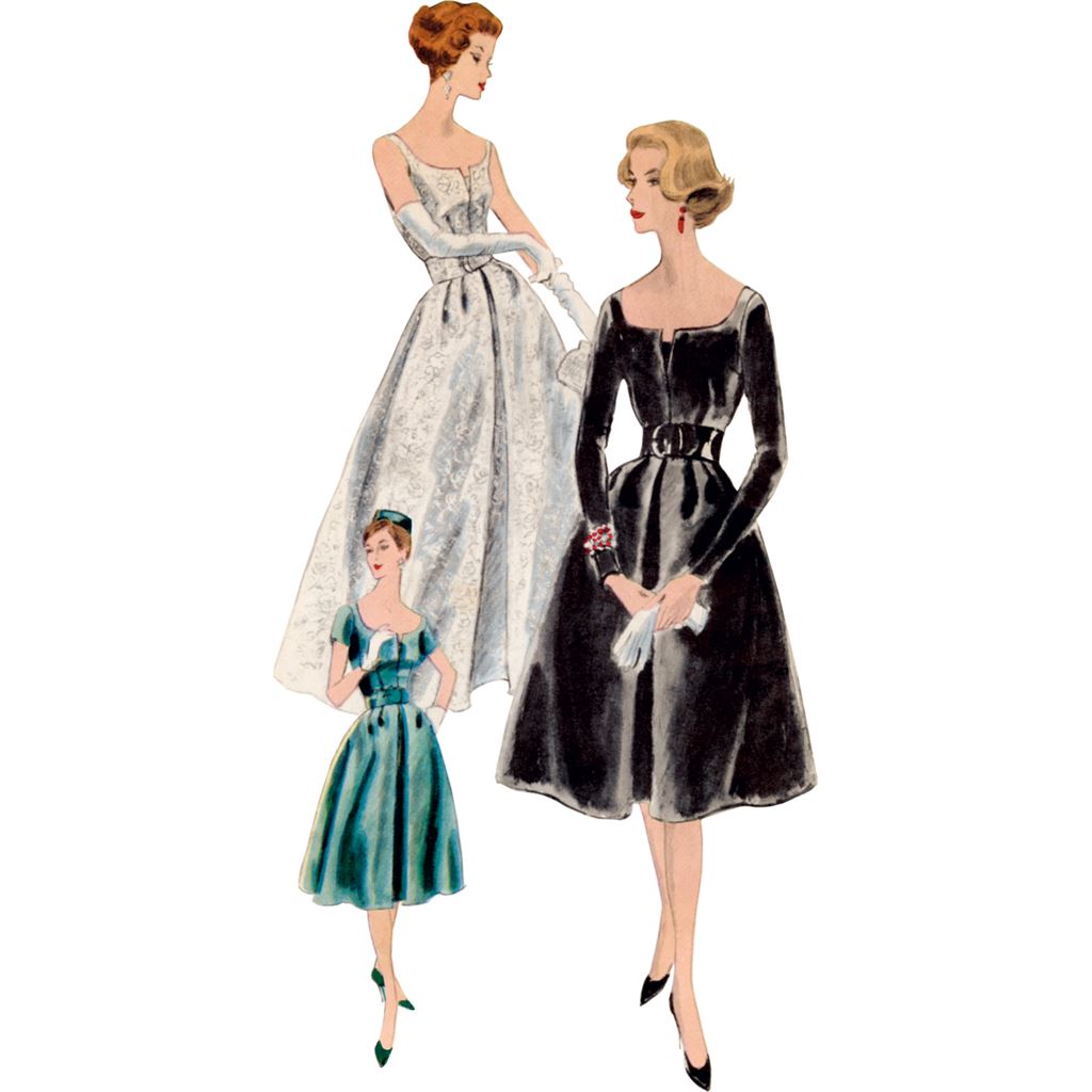 Vogue Pattern V2003 Misses Dress and Petticoat 2003 Image 2 From Patternsandplains.com