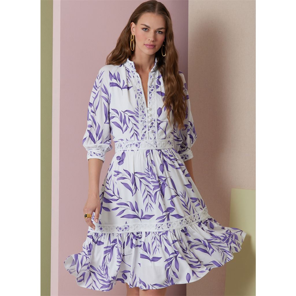 Vogue Pattern V2004 Misses Dress in Two Lengths 2004 Image 2 From Patternsandplains.com