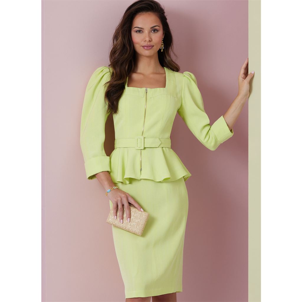 Vogue Pattern V2006 Misses Two Piece Dress 2006 Image 2 From Patternsandplains.com