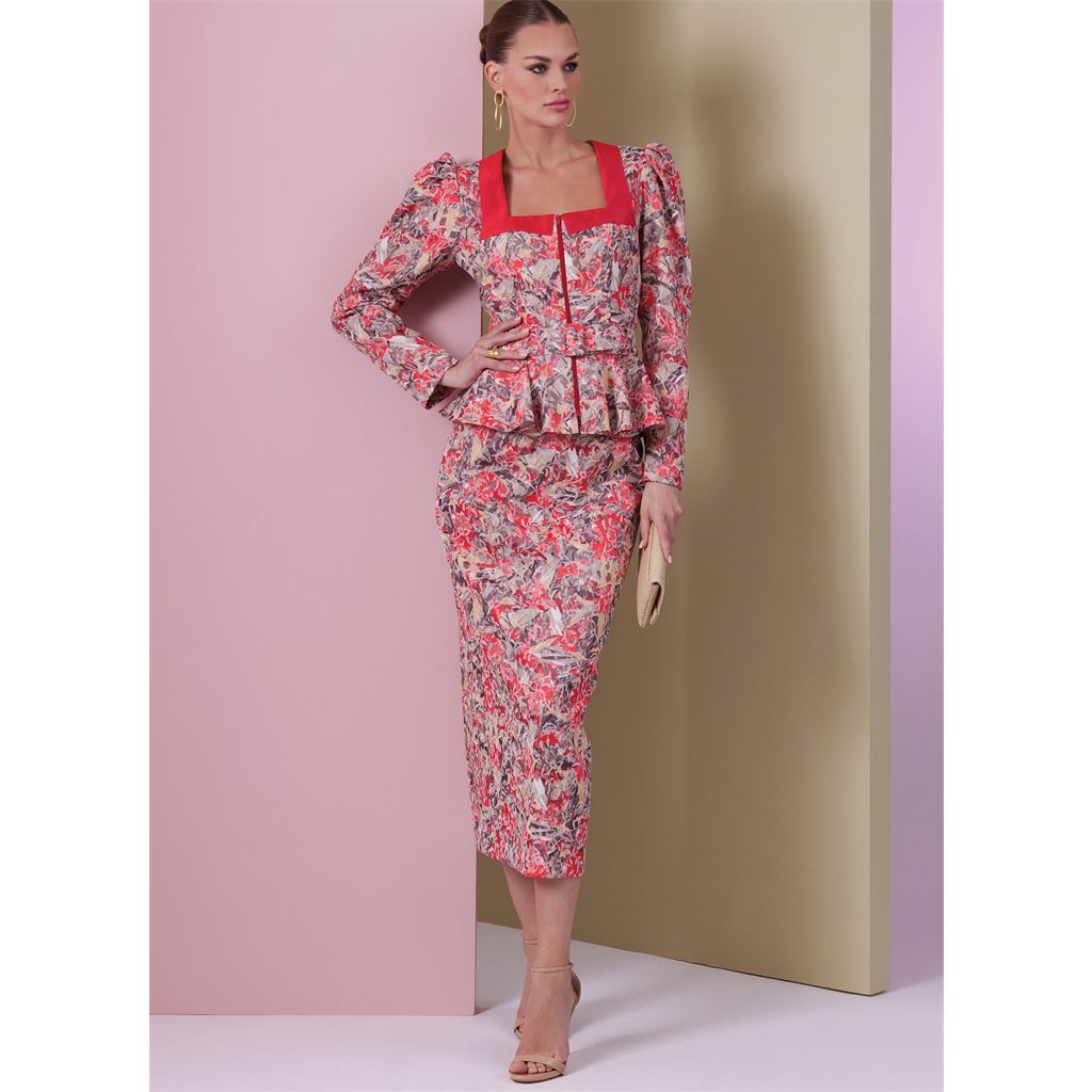 Vogue Pattern V2006 Misses Two Piece Dress 2006 Image 3 From Patternsandplains.com