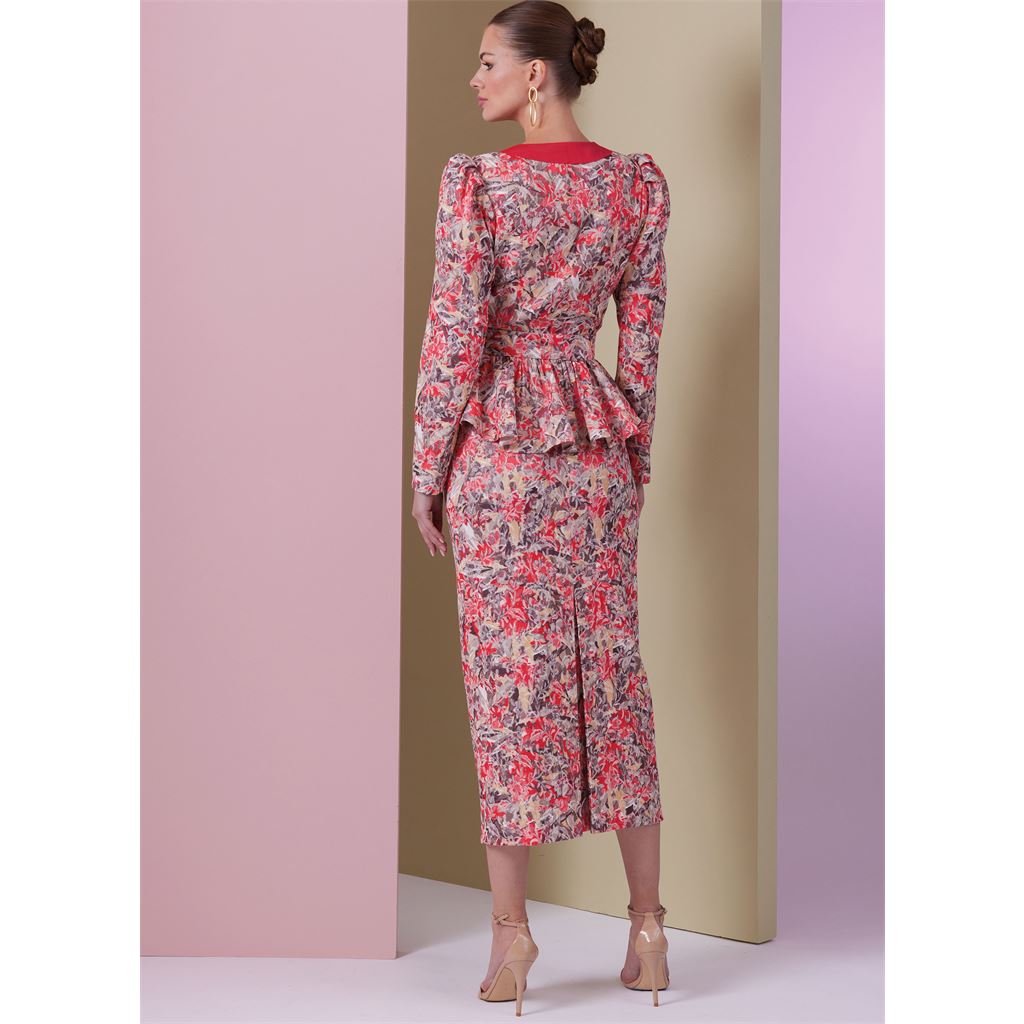 Vogue Pattern V2006 Misses Two Piece Dress 2006 Image 6 From Patternsandplains.com