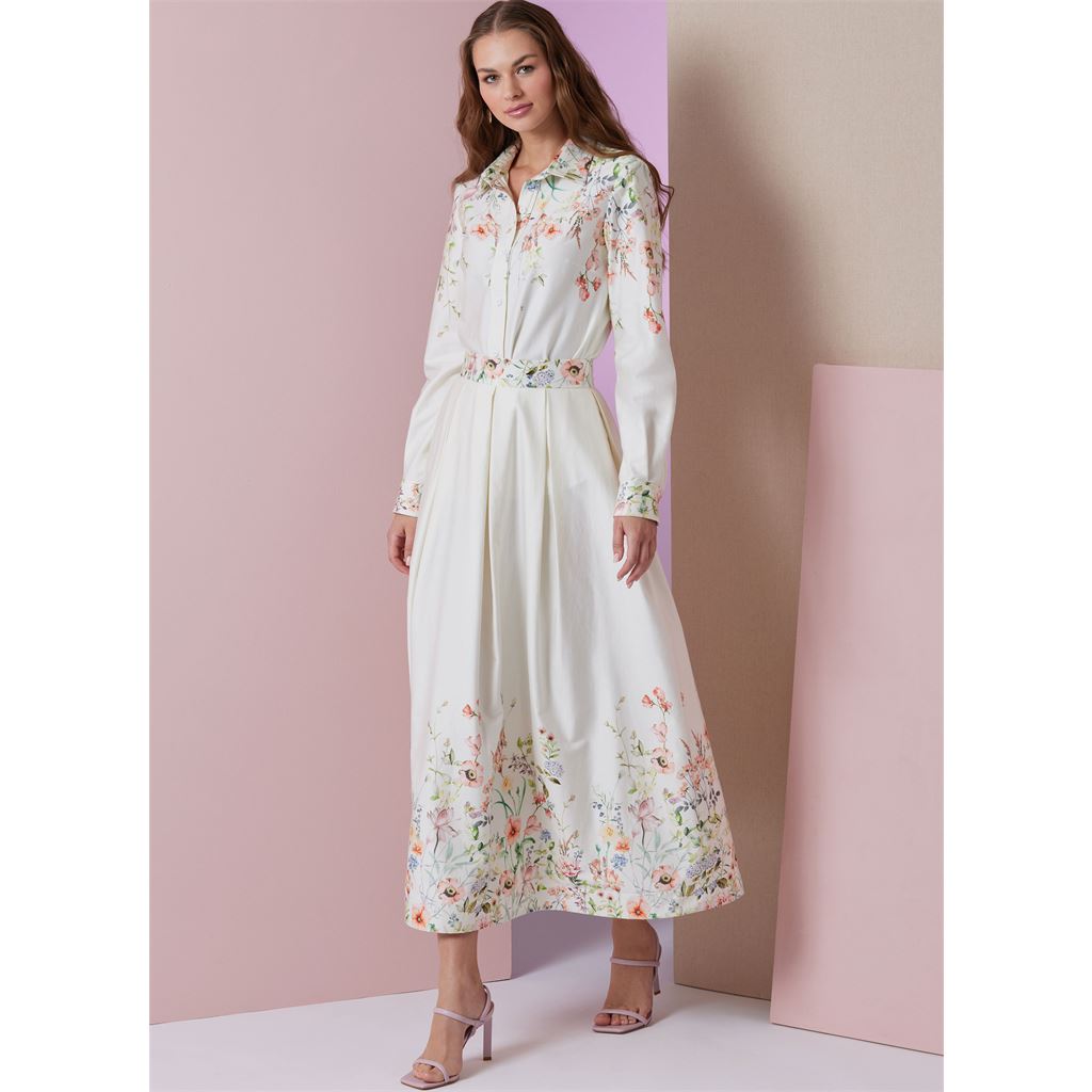 Vogue Pattern V2007 Misses Two Piece Dress 2007 Image 3 From Patternsandplains.com