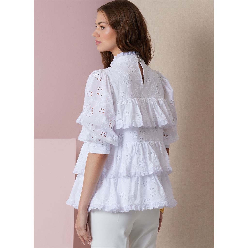 Vogue Pattern V2011 Misses Top with Sleeve Variations 2011 Image 6 From Patternsandplains.com