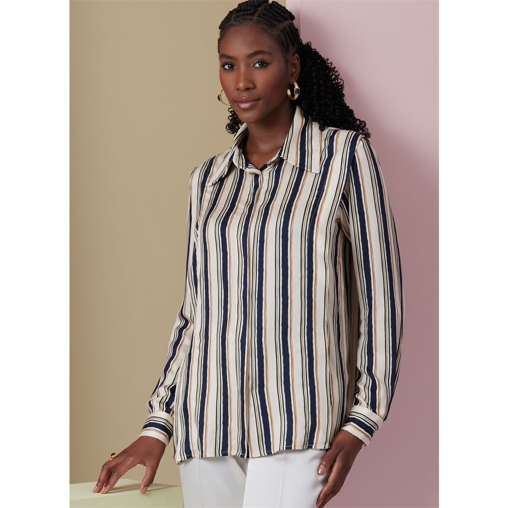 Vogue Pattern V2012 Misses Shirt 2012 Image 3 From Patternsandplains.com