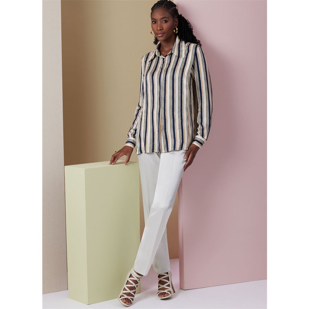 Vogue Pattern V2012 Misses Shirt 2012 Image 5 From Patternsandplains.com