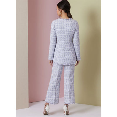 Vogue Pattern V2017 Misses Jacket in Two Lengths Skirt and Pants 2017 Image 7 From Patternsandplains.com