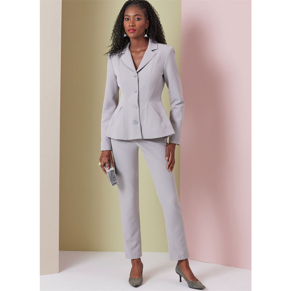 Vogue Pattern V2018 Misses Jacket Skirt and Pants 2018 Image 4 From Patternsandplains.com