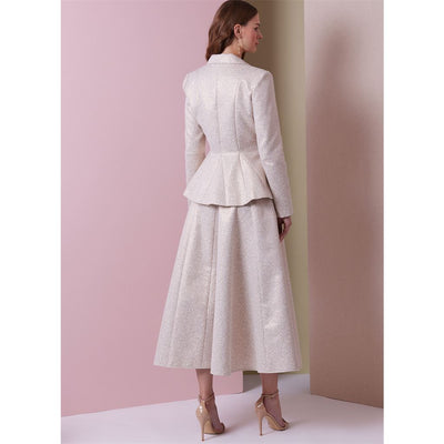 Vogue Pattern V2018 Misses Jacket Skirt and Pants 2018 Image 5 From Patternsandplains.com