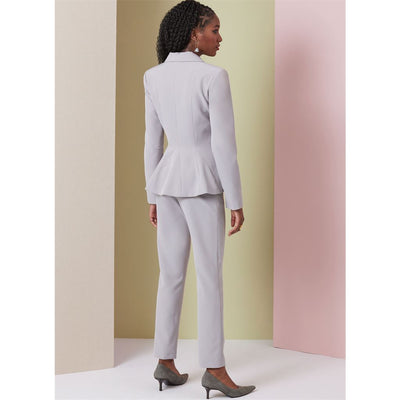 Vogue Pattern V2018 Misses Jacket Skirt and Pants 2018 Image 6 From Patternsandplains.com