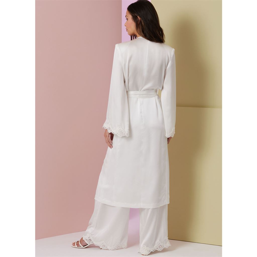 Vogue Pattern V2020 Misses Lounge Top Robe and Pants 2020 Image 7 From Patternsandplains.com