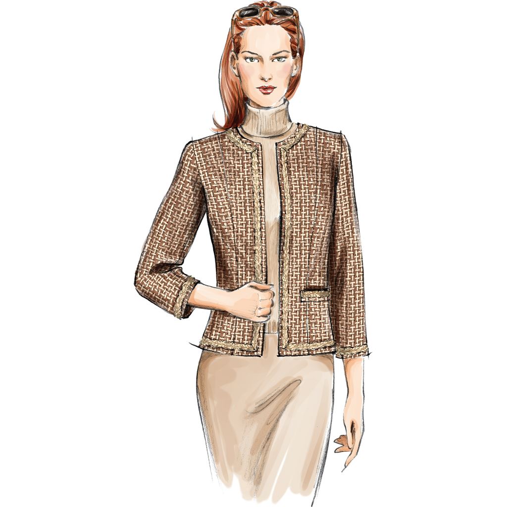 Vogue Pattern V7975 Misses Misses Petite Jacket 7975 Image 2 From Patternsandplains.com.jpg