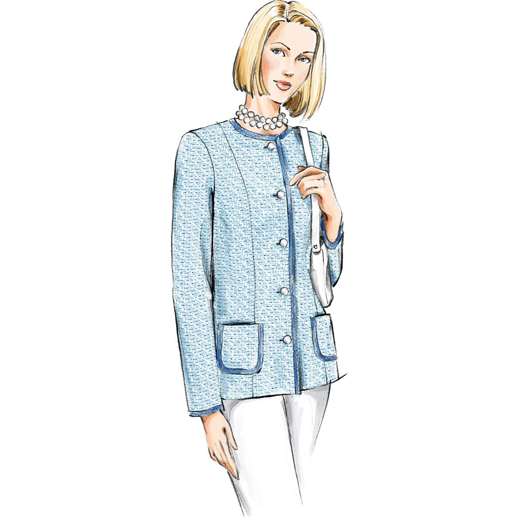 Vogue Pattern V7975 Misses Misses Petite Jacket 7975 Image 5 From Patternsandplains.com.jpg