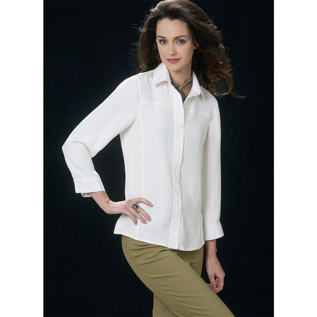 Vogue Pattern V8689 Misses Shirt 8689 Image 3 From Patternsandplains.com.jpg